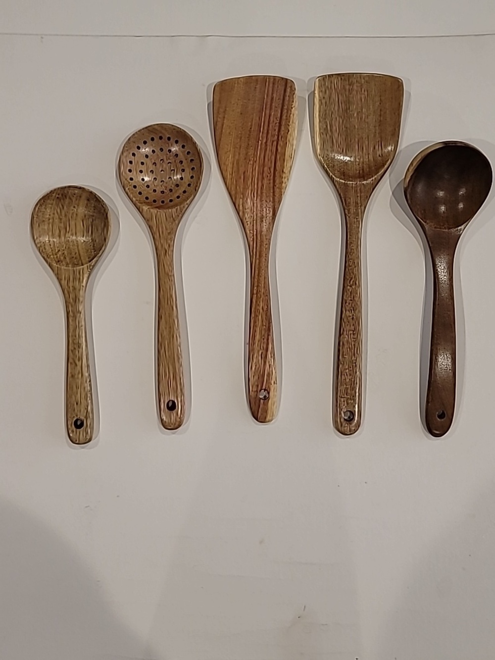 Bo's Attic All Wood Kitchen Utensils 5 Piece Set
